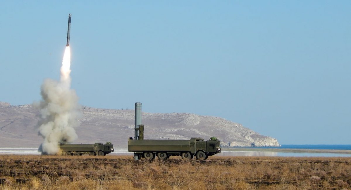 The K-300P Bastion-P coastal defense missile system launches a P-800 Oniks missile