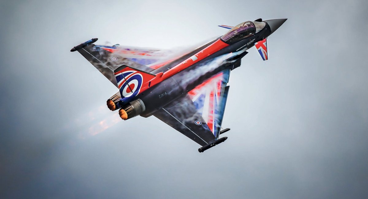 British Eurofighter Typhoon jet