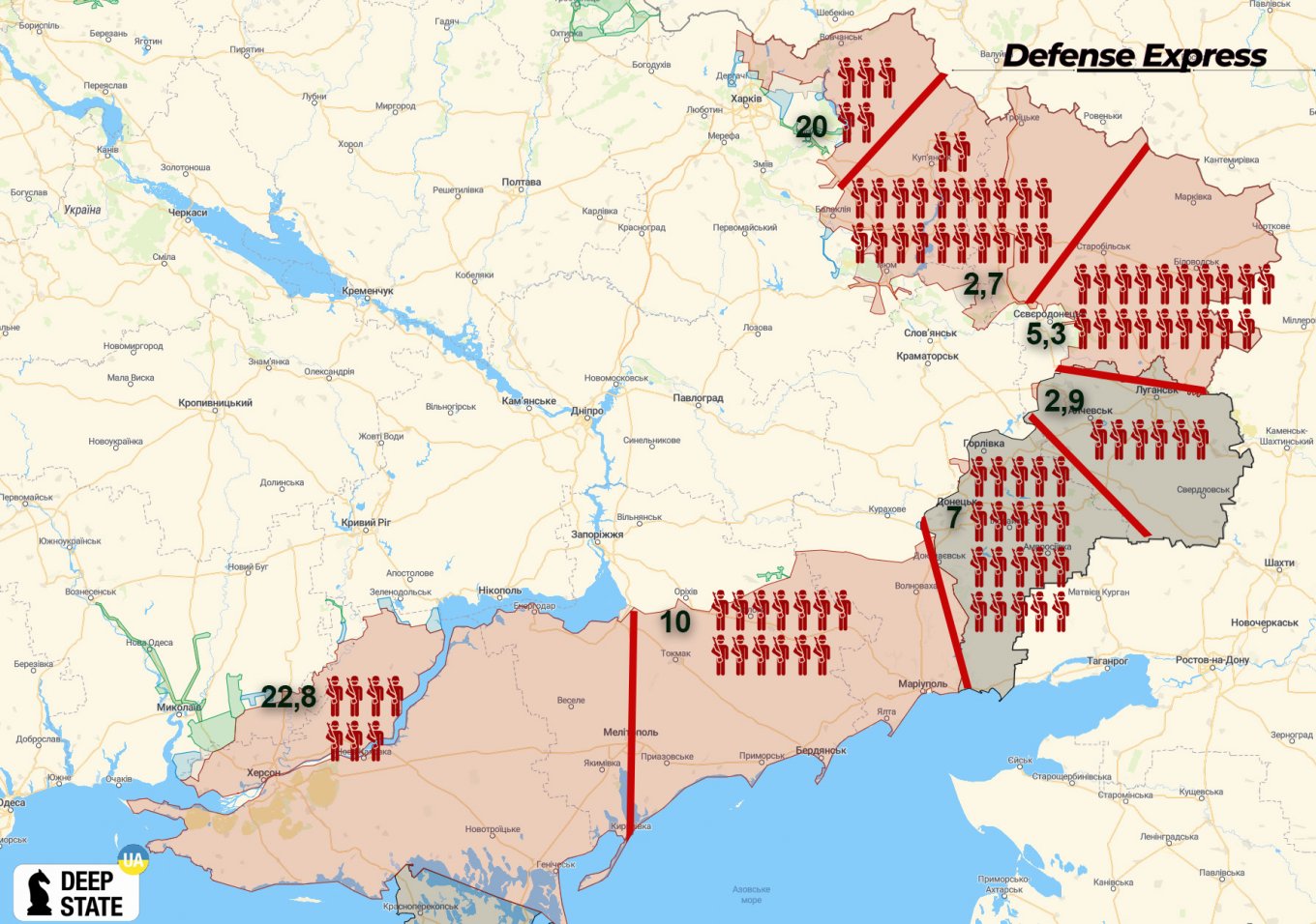 Russian Troops Allocation in Ukraine: Where to Find Most of Them, Defense Express, war in Ukraine, Russian-Ukrainian war