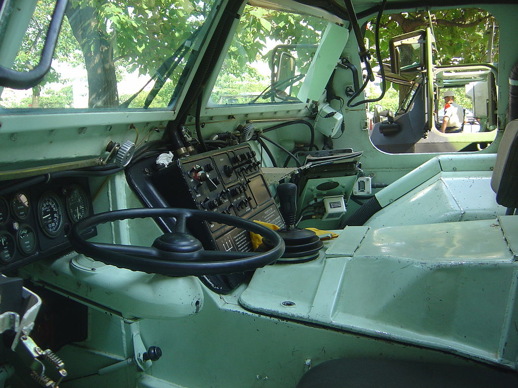 Interior of the front of a VAB, Defense Express