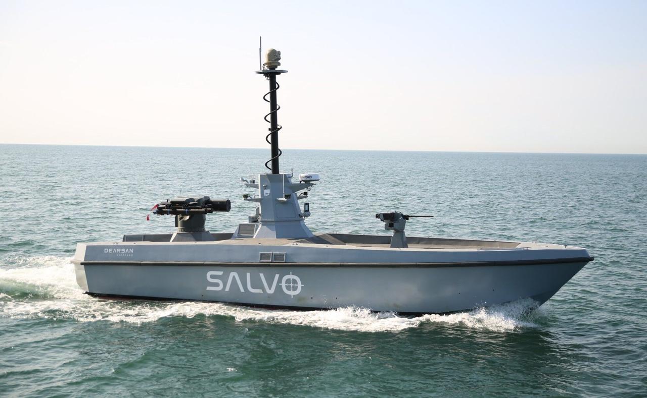 Another Salvo USV undergoing trials in Türkiye