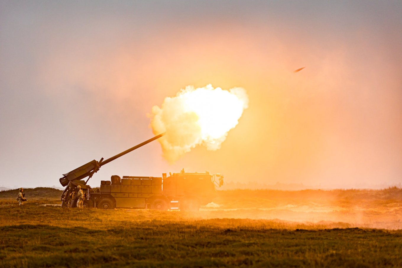 CAESAR self-propelled howitzer operated by the Danish military