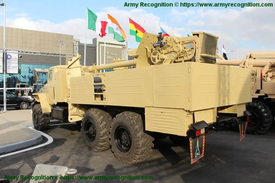 Egyptian D-30 mounted on a Ural truck chassis / Photo credit: Army Regognition