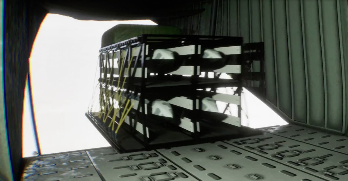 Palletized launch of Blizzard drones / Open source photo