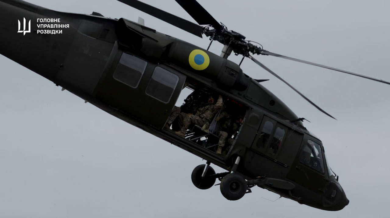 UH-60A Black Hawk in service with Ukraine’s Defence Intelligence / Photo credit: Ukraine’s Defence Intelligence