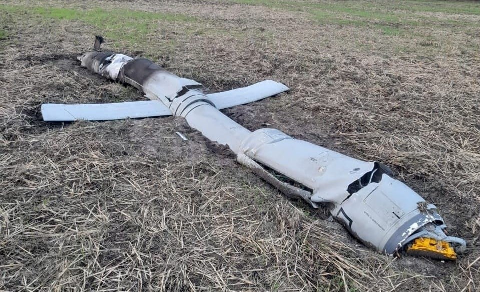 russian cruise missile Kalibr that was shoot down in Ukraine