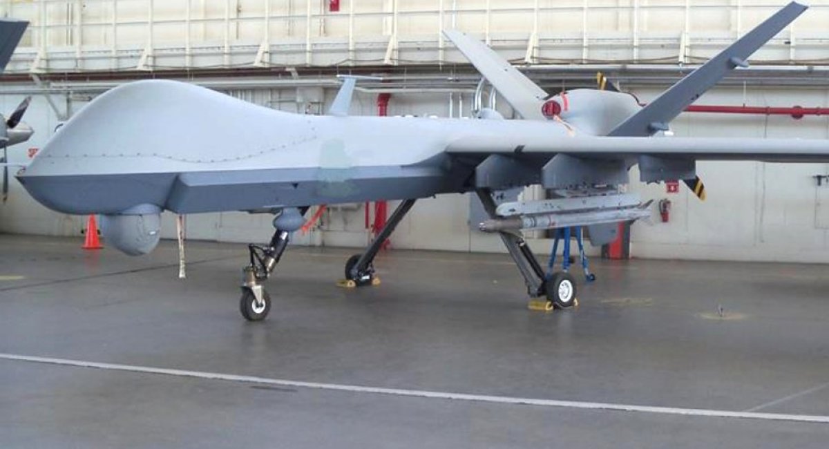 MQ-9 Reaper armed with AIM-9 air-to-air missile during 2017 tests, MQ-9 Reaper is Answer to Stopping Shaheds Just as Q-1 Nearly Shot Down MiG-25 in 2002