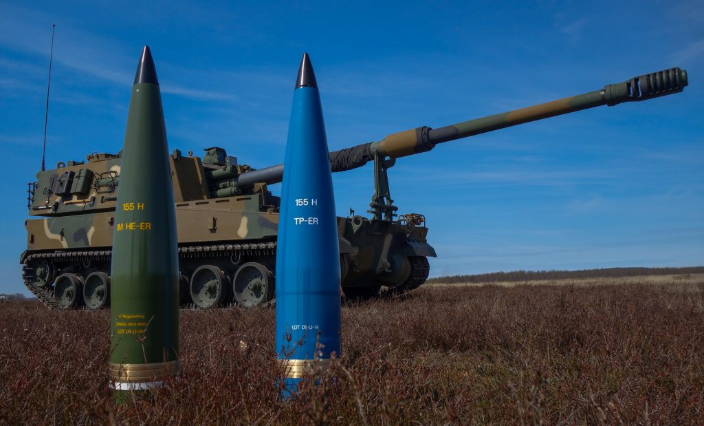 155mm artillery shells