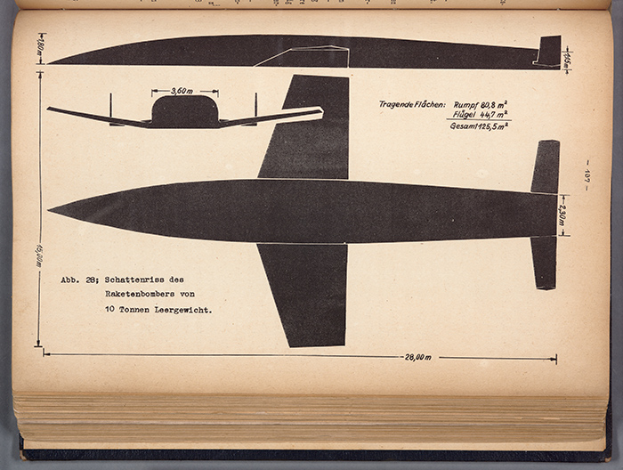 Design sketch of the Silbervogel hypersonic bomber / Defense Express / How Soviets Discovered Nazi Silbervogel Hypersonic Missile Project and Tried to Make a Copy
