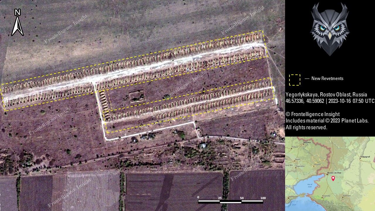 Ammo depot in Yegorlykskaya