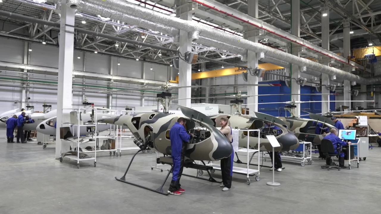 Termit helicopters assembled at the russian factory in Rudnevo Industrial Park