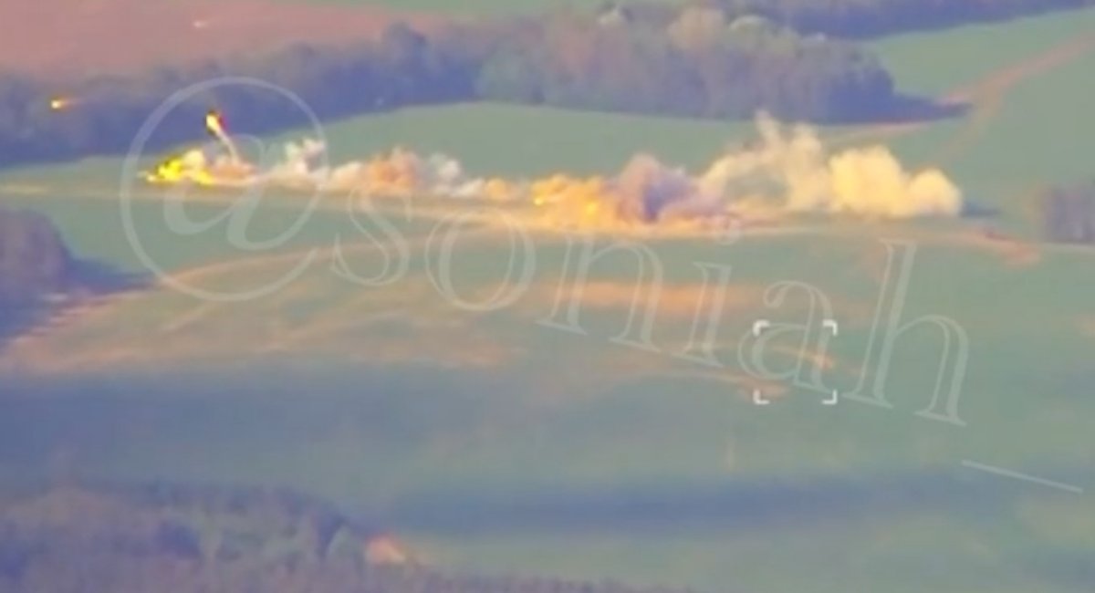 russian SAM system Defense Express Ukrainian UAV Strike Unit Wrecks russian Lancet Drone Arsenal (Video)