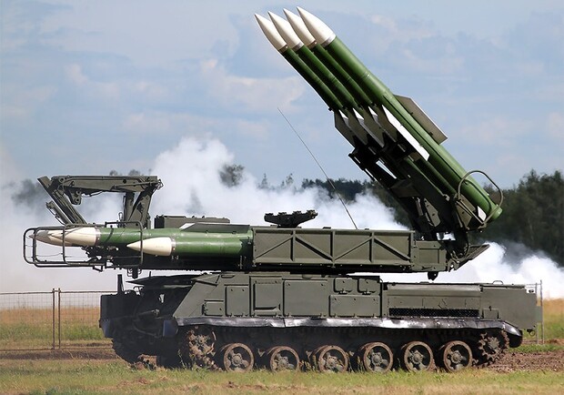 russian Buk-M2 anti-aircraft missile system