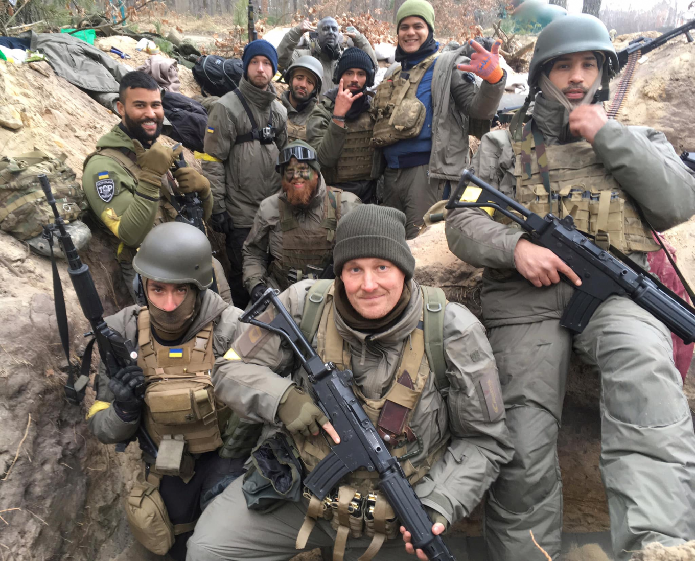 Ukraine’s first International legion of territorial defence forces – fighters from the US, Mexico, India, Sweden, and more