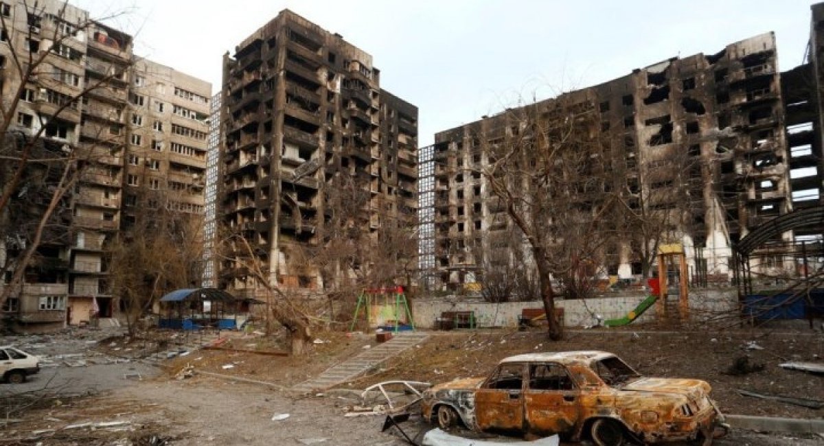 Mariupol - the city on the south of Ukraine, that was destroyed by russian army /Photo for illustratio