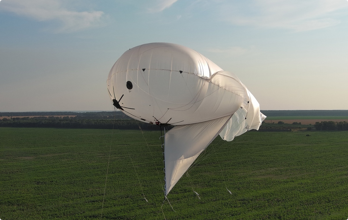 The Ukrainian aerostat from Aerobavovna, Defense Express