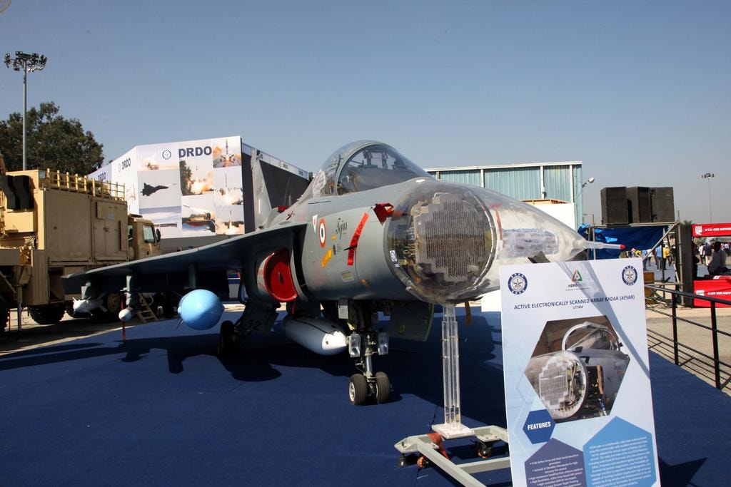 Uttam AESA Radar, a predecessor of Virupaksha, integrated in LCA Tejas showcased during Aero India 2019 / Defense Express / India Boots russia Out of Su-30 Modernization Program: Either a Backstab or an Elaborate Cover-Up