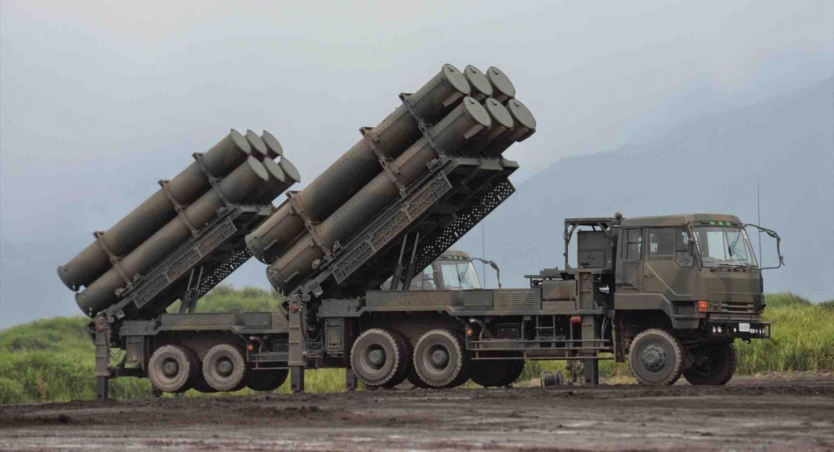 Japanese Type 88 coastal missile system launchers / Open source photo