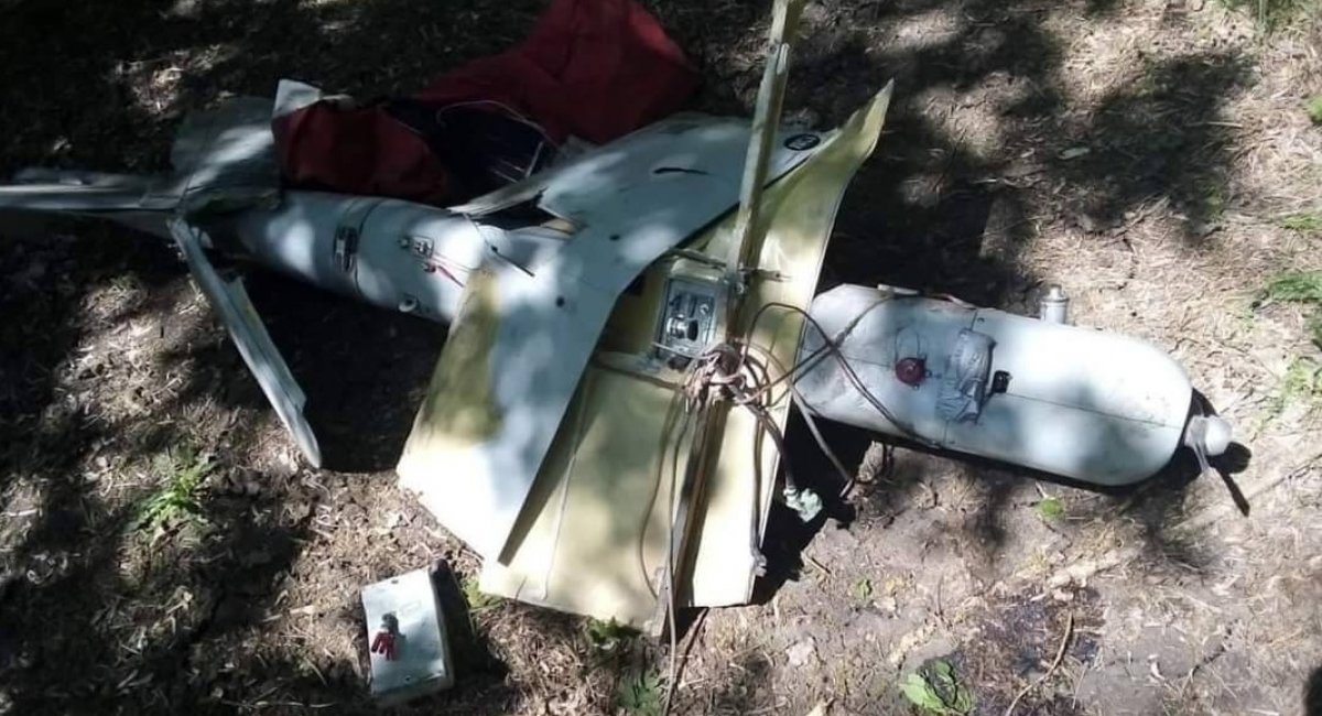 Russian Orlan-10 UAV that was destroyed in Ukraine, Defense Express