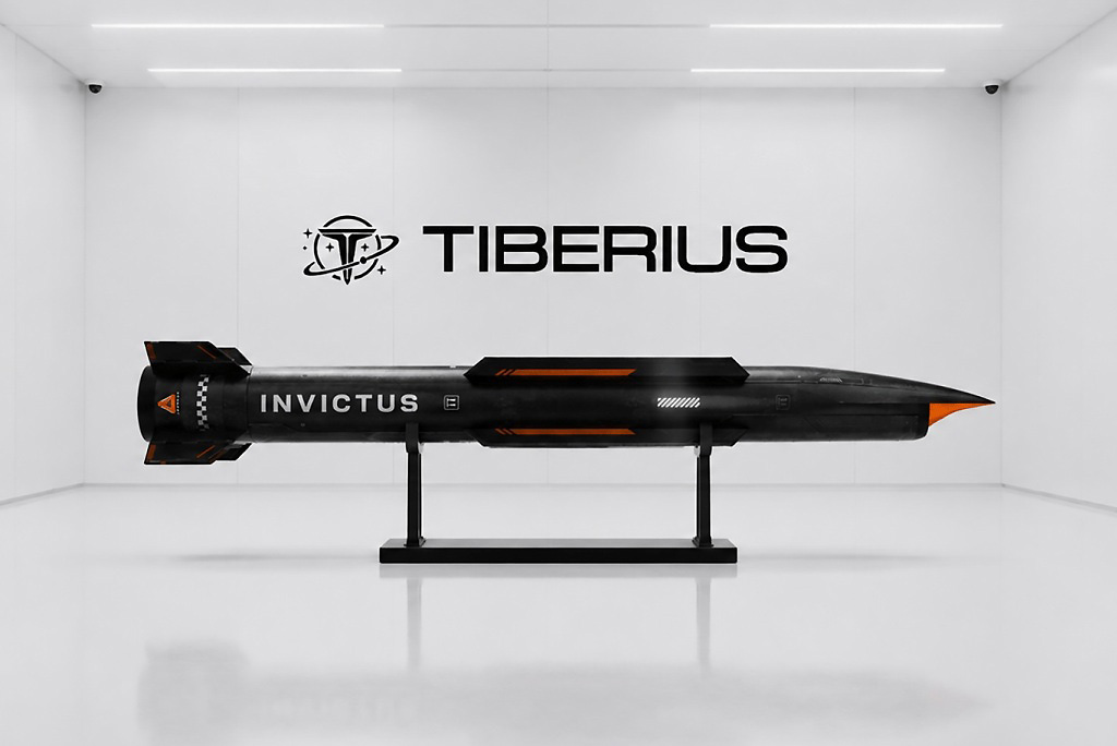 Future Invictus missile render / Photo credit: Tiberius Aerospace