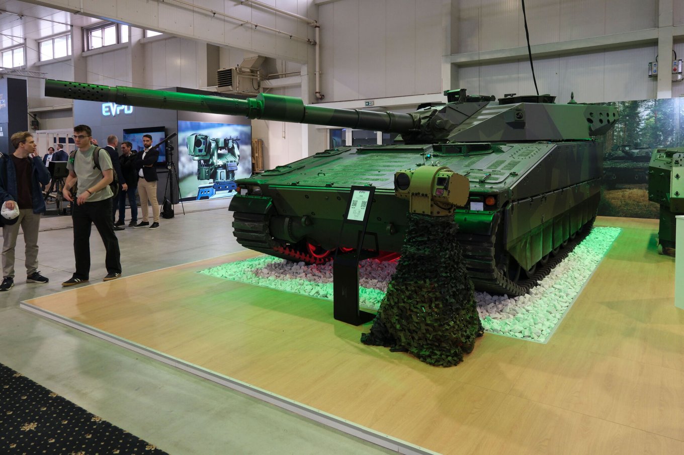 Old CV90120 variant at IDEB 2026 exhibition in Slovakia / Photo credit: Koval Systems
