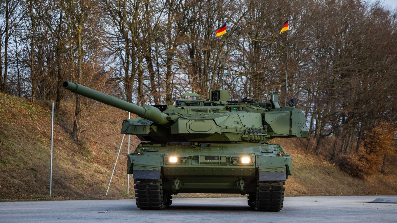 Leopard 2A8 آلمانی مجهز به Trophy APS / اعتبار عکس: وزارت دفاع آلمان