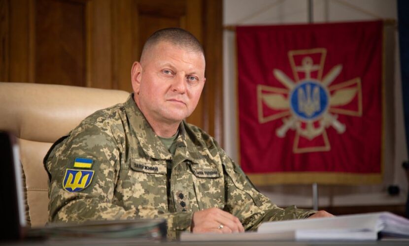 The Commander-in-Chief of Ukraine's Armed Forces Valerii Zaluzhnyi, Russia Fired Over 130 missiles at Ukraine in Past 4 Days Defense Express