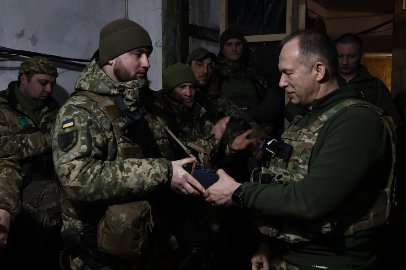 Ukrainian Ground Forces' Commander Colonel-General Oleksandr Syrskyi says the real heroes now are the defenders who hold the eastern front on their shoulders, Defense Express