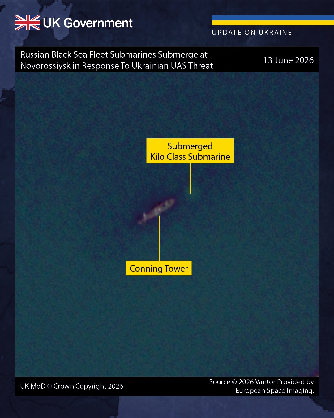 Defense Express UK Defence Intelligence: Satellite Images Show russia Protecting KILO Submarines from Ukrainian Drones