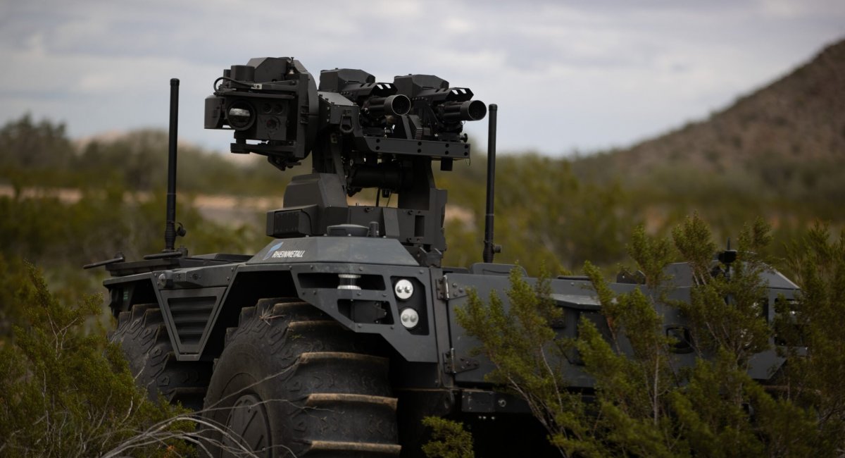 German air defense UGV Mission Master CXT2 Skyranger 762 / Photo credit: Rheinmetall