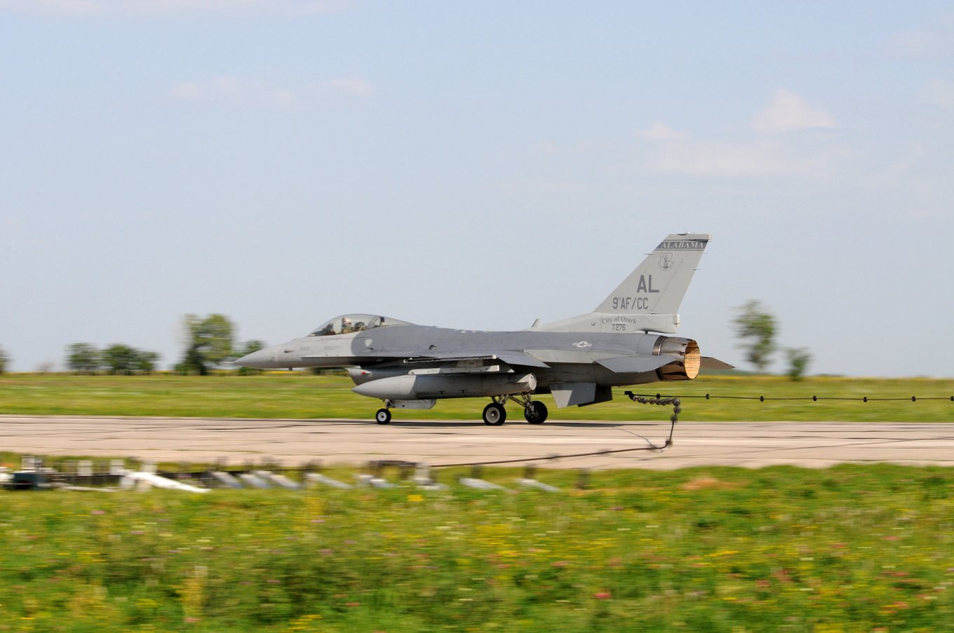 The F-16 aircraft, Myrhorod, 2011 Defense Express The F-16 Aircraft Had already Landed on Ukrainian Airfields and even Engaged with Su-27 Fighters