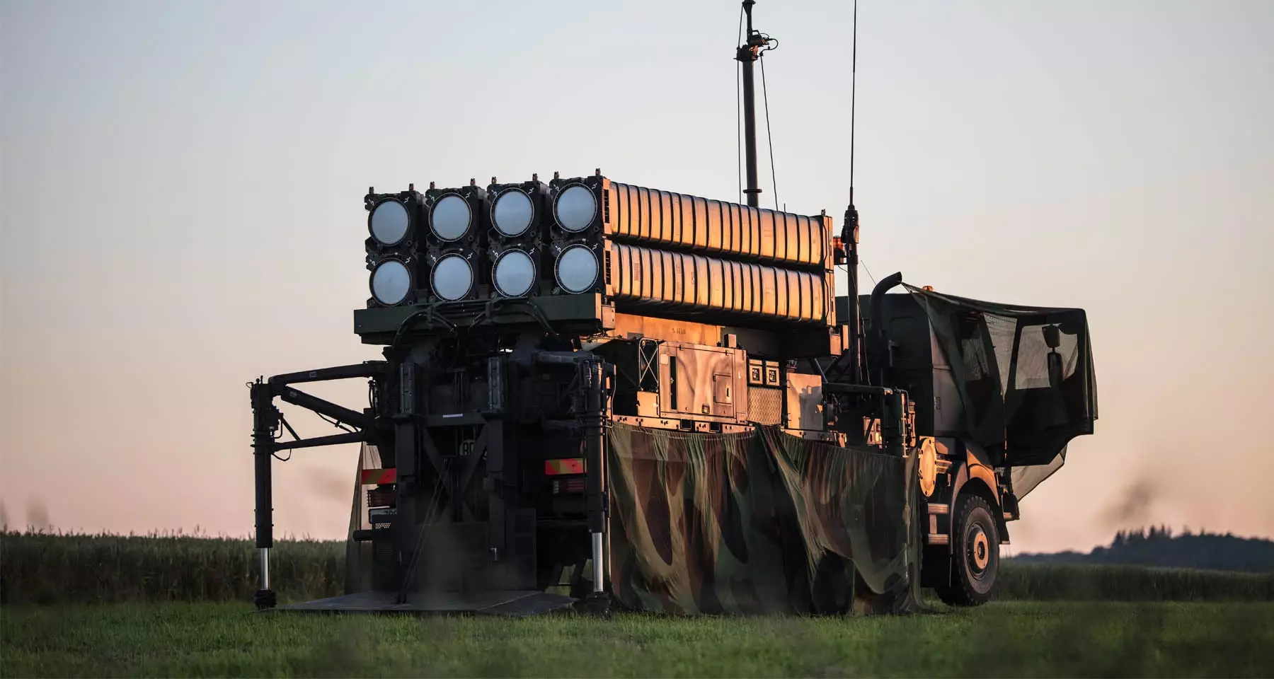 Ukraine to Receive Third SAMP/T Battery in October, But Will There Be Enough Missiles to Use It?, French-Italian SAMP/T air defense system backview
