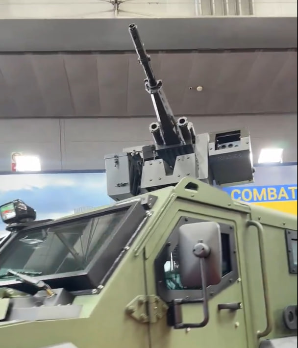 Presentation of Canadian Senator’s Armored Vehicles Equipped with GSh-23 and KPVT to Combat Drones at MSPO in Poland