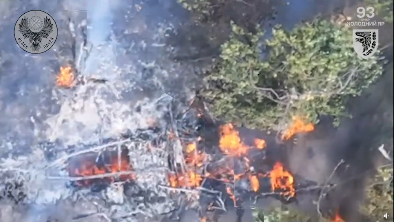 warriors of Kholodnyi Yar Brigade discovered and destroyed enemy's field ammunition depot, Ukrainian Military Destroyed russian Ammunition Warehouse, Defense Express