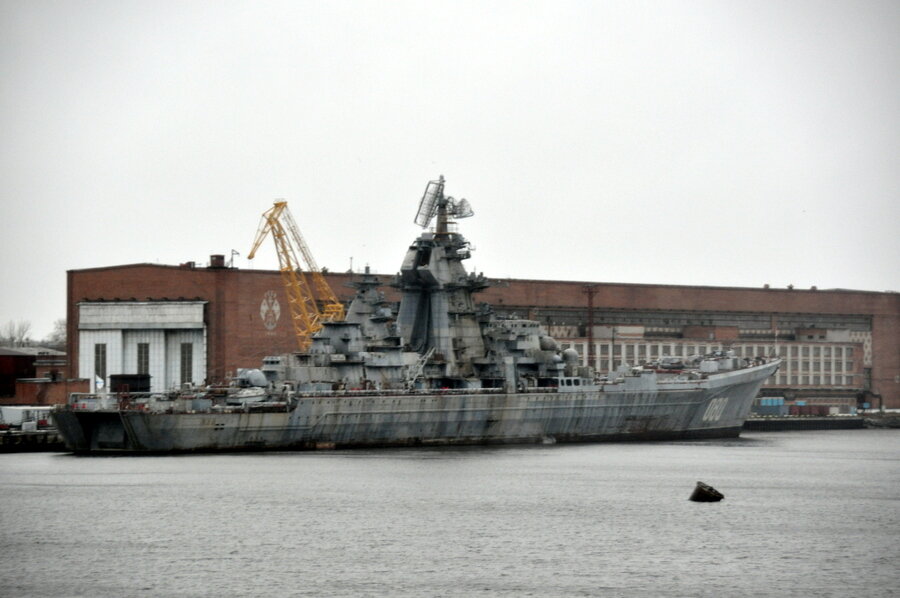 Admiral Nakhimov nuclear cruiser is in a state of perpetual need of repairs