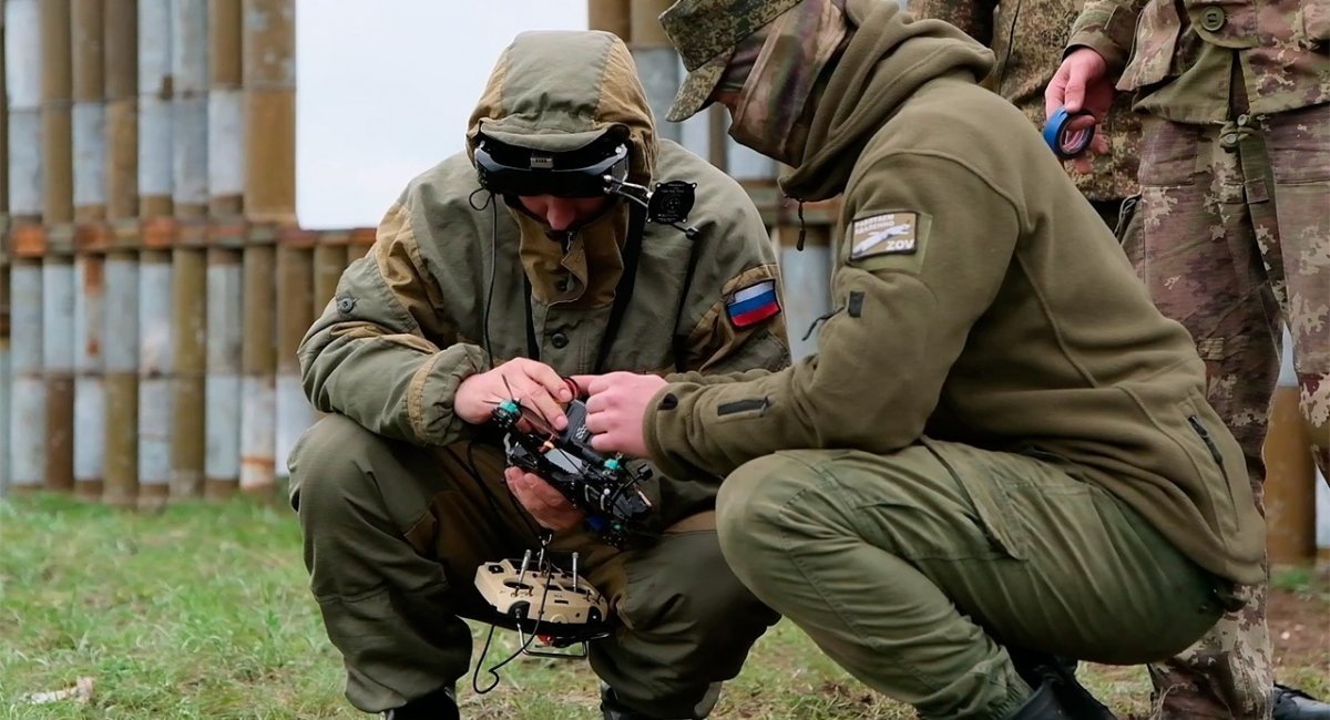 A russian FPV drone operator