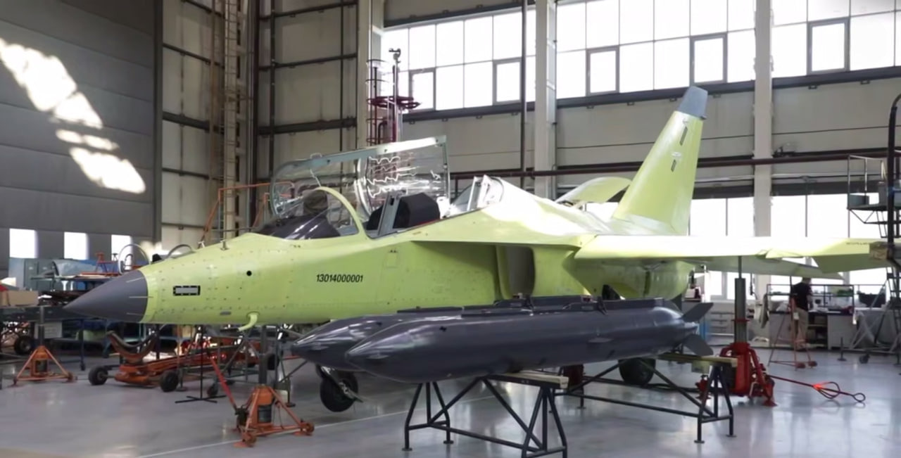 The first modernized russian Yak-130M aircraft
