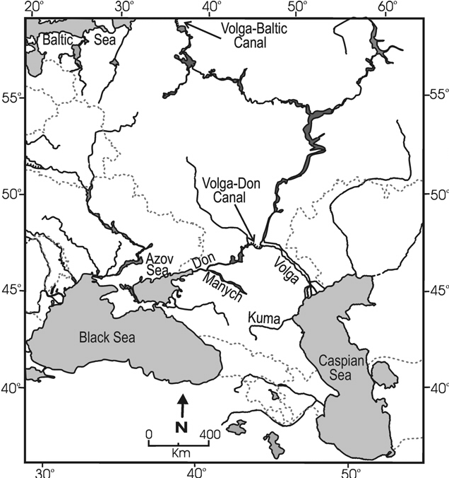 Waterways from the Black and Azov seas to the Baltic and Caspian seas through russia / Defense Express / Not a Retreat But a Change of Tactics: russia Explains Relocation of Warships Further in the Sea of Azov