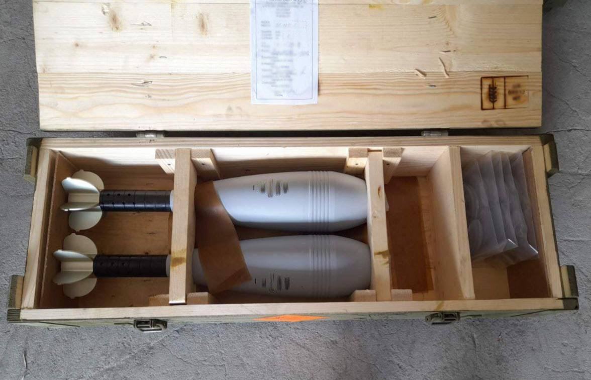 Illustrative photo: newlly-made Ukrainian mortar shells / Defense Express / Why Ukraine's Ammo Company Chose Lithuania to Open an Explosives Factory There