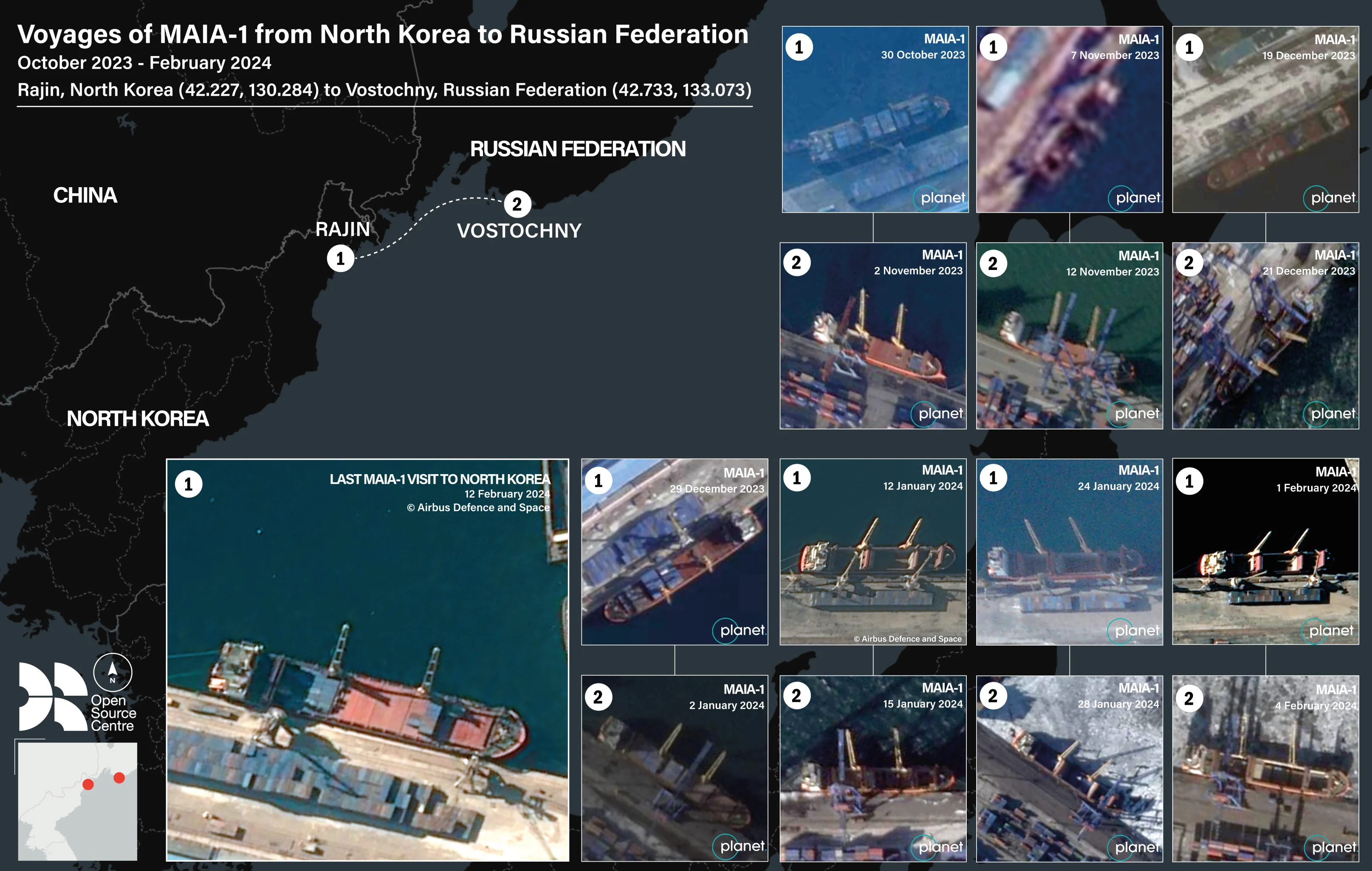 Defense Express russian Convoy Transits the English Channel, Possibly Carrying Military Equipment to Ukraine (Satellite Images)