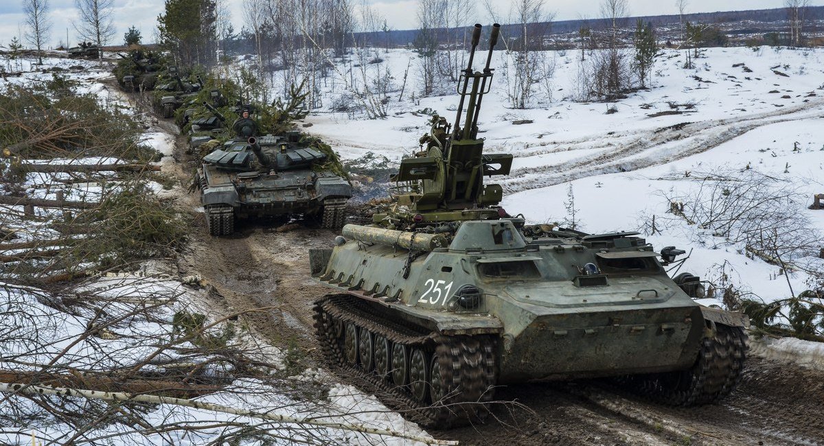 military drills of russian army