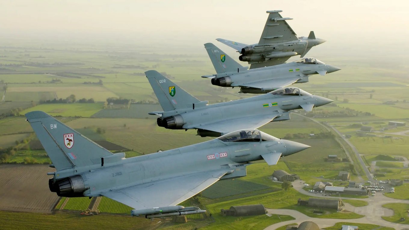 Eurofighter Typhoon inthe Tranche 1 modification
