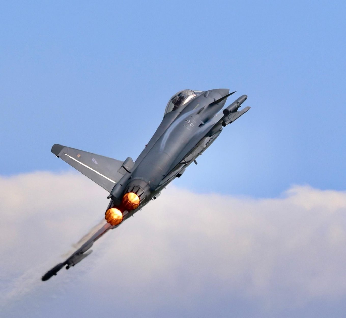 European Eurofighter Typhoon fighter, in which Germany participates in production