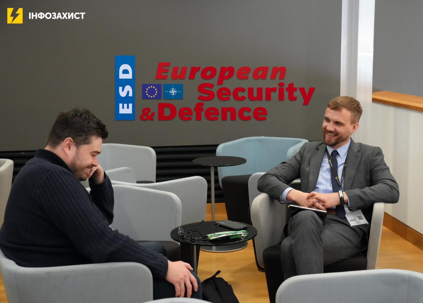 Yaroslav Kalinin, CEO of Infozahyst, at the interview with European Security & Defence