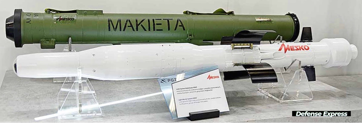 Light Pirat anti-tank guided missile system (ATGM): missile and launcher