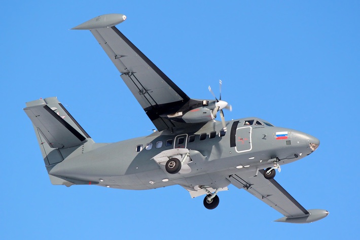 Defense Express / Russian L-410 transport aircraft