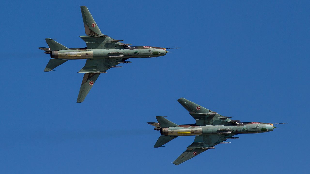 Su-22 aircraft of the Polish Air Force