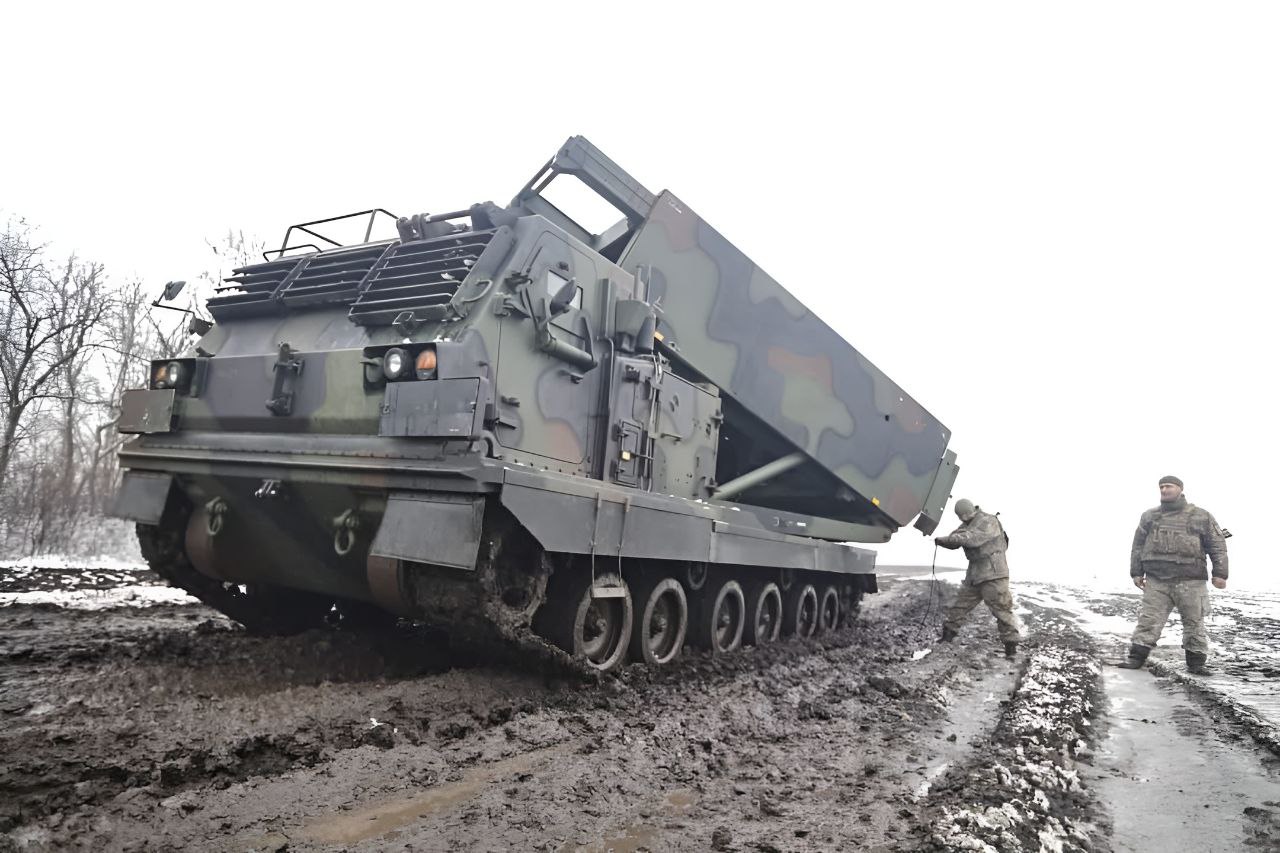 MARS II multiple launch rocket system (MLRS) using U.S.-made GMLRS rockets