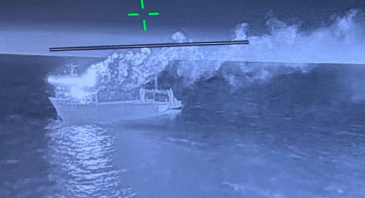 russian vessel after Ukraine's intelligence strike in March, 2026