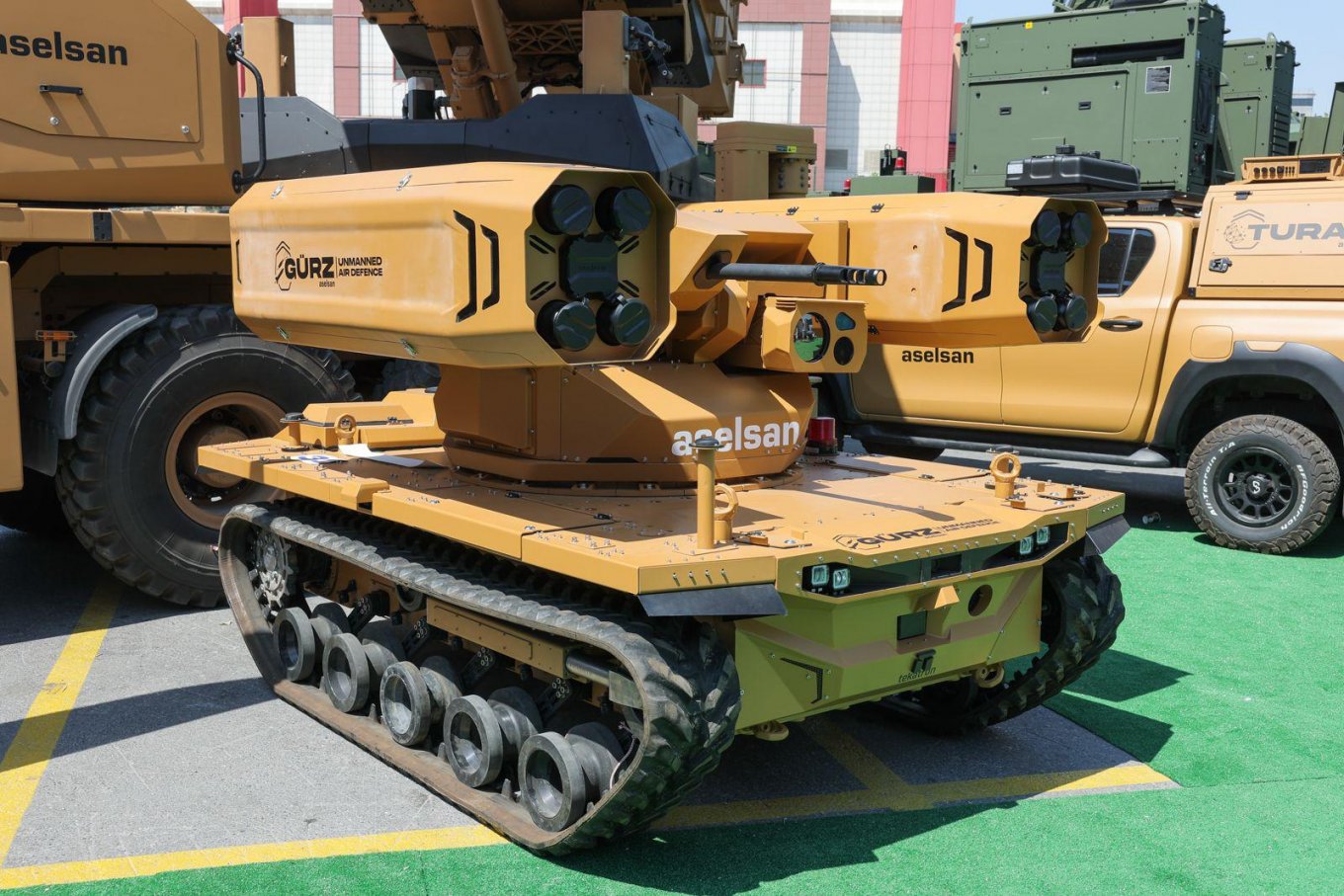 Air defense guardian Gürz, Turkey's Aselsan Unleashes Three UAV-Killers: Korkut, Gurz, and Sahin